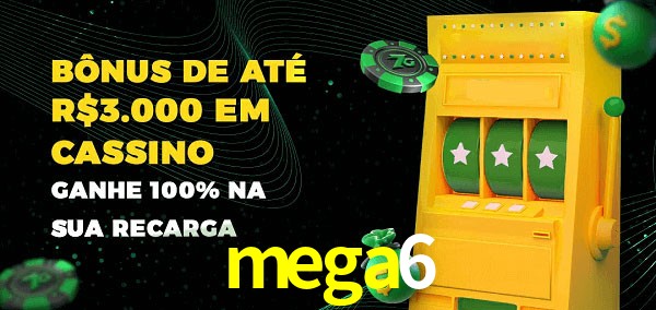 mega6 melhor bônus de depósito